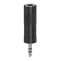 Hama 00205196 sztereo adapter 3,5 mm jack dugó - 6,3 mm jack aljzat
