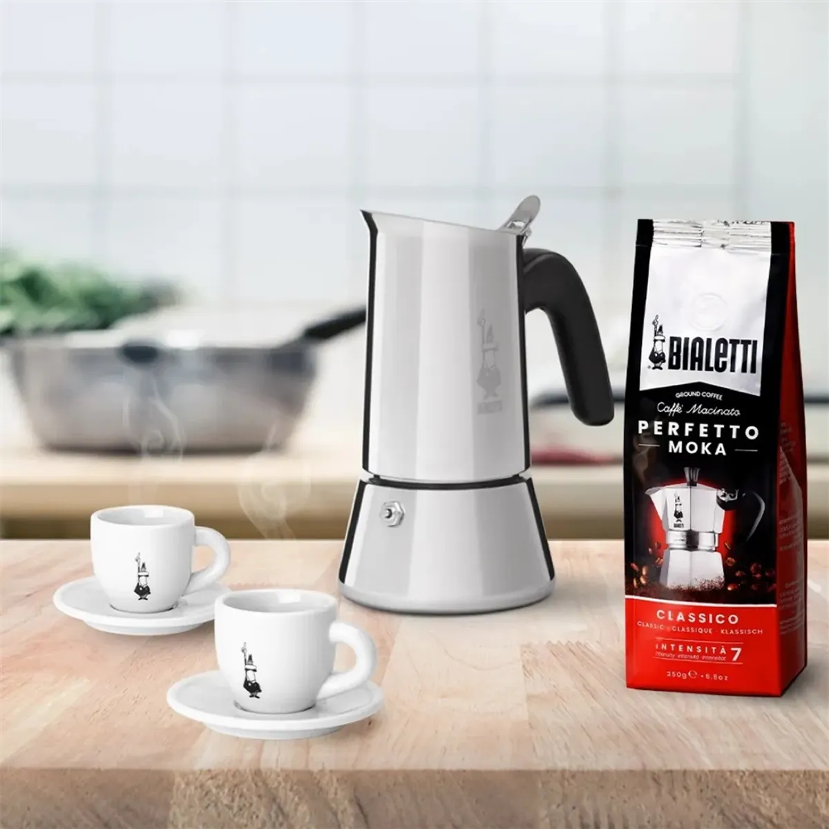 Bialetti 7255/CN VENUS Venus kotyogós kávéfőző 6 adag rozsdamentes acél 240 ml indukciós főzőlapokon használható #6