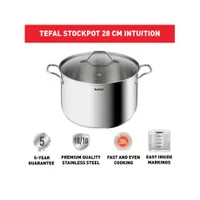 Tefal B8644474 Intuition nyeles lábas fedővel 20 cm rozsdamentes acél indukciós kompatibilitás #4
