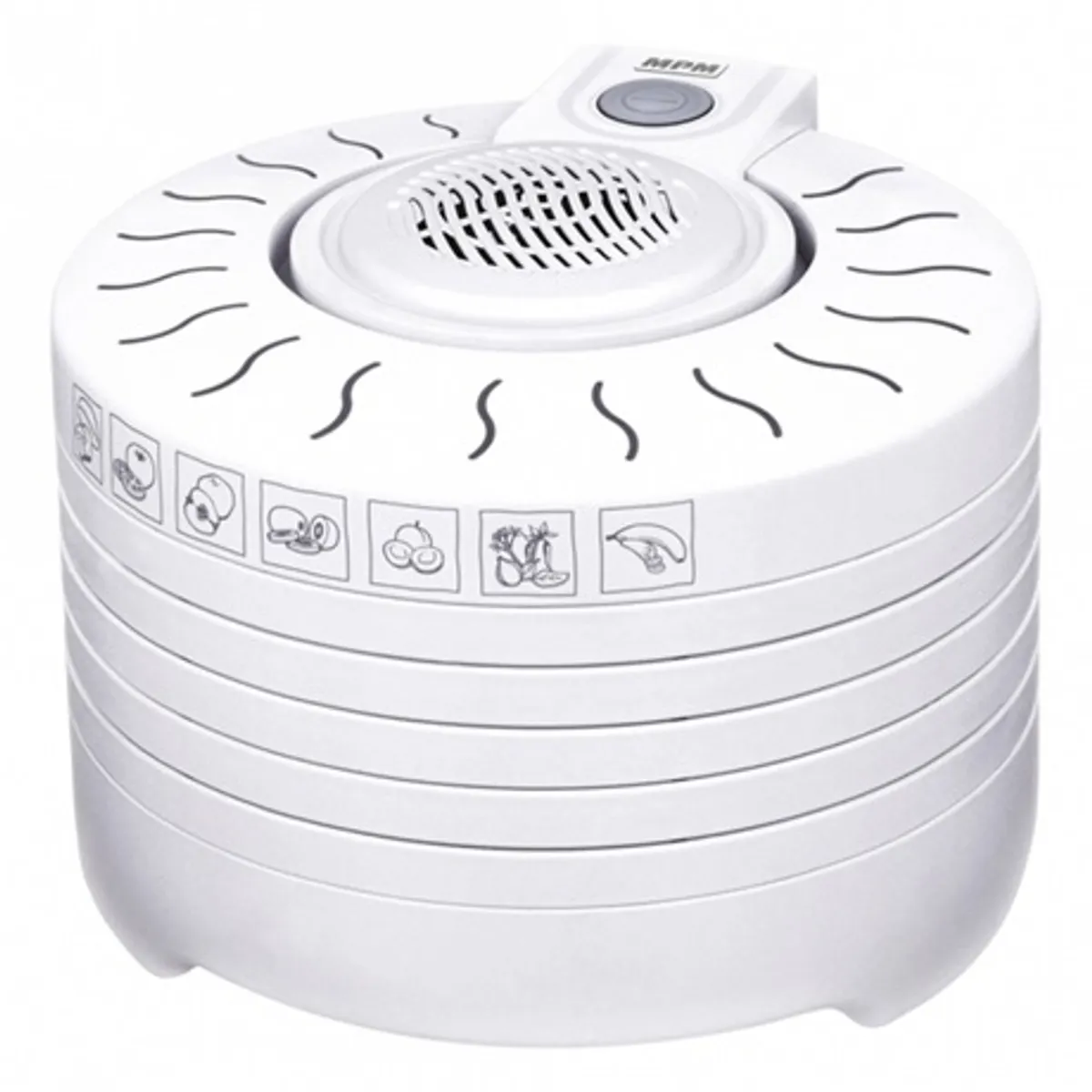 MPM MSG-01 aszalógép 250W 5x28 cm tálca fehér #1