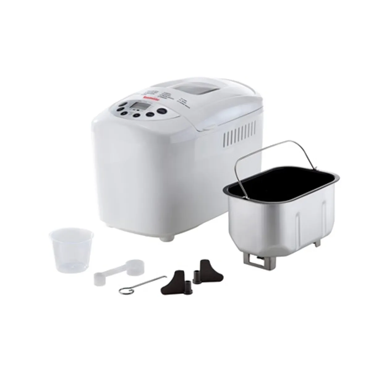 Hausmeister HM1303 kenyérsütő, 15 program, késleltetés 15 óra, 60 perc melegen tartás, 2 dagasztólapát, LCD kijelző, kivehető tapadásmentes üst, 850W #2