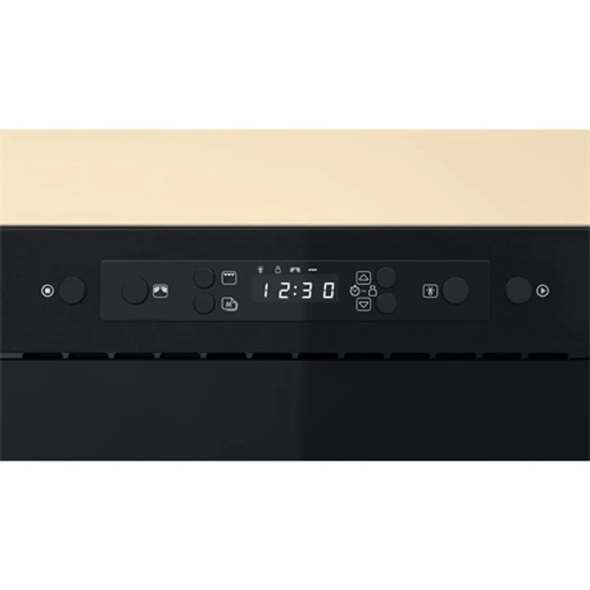 Whirlpool MBNA920B beépíthető mikrohullámú sütő fekete 22L 750W gombnyitás oldalajtó üvegajtó digitális kijelző jet start jet defrost gyermekzár #6