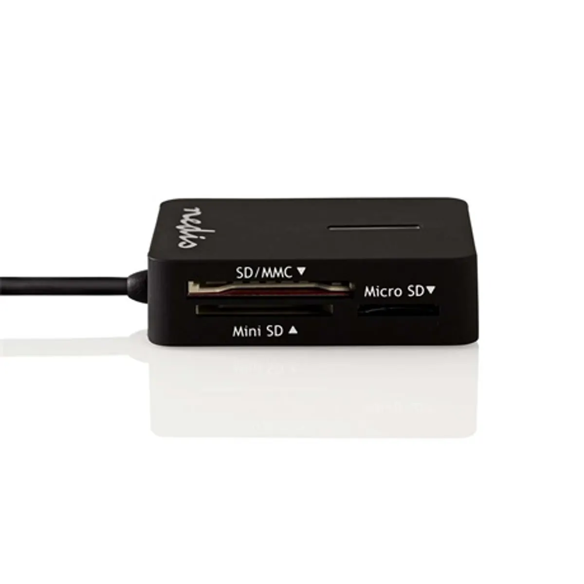Nedis CRDRU2300BK Kártyaolvasó Multicard USB 2.0 #1