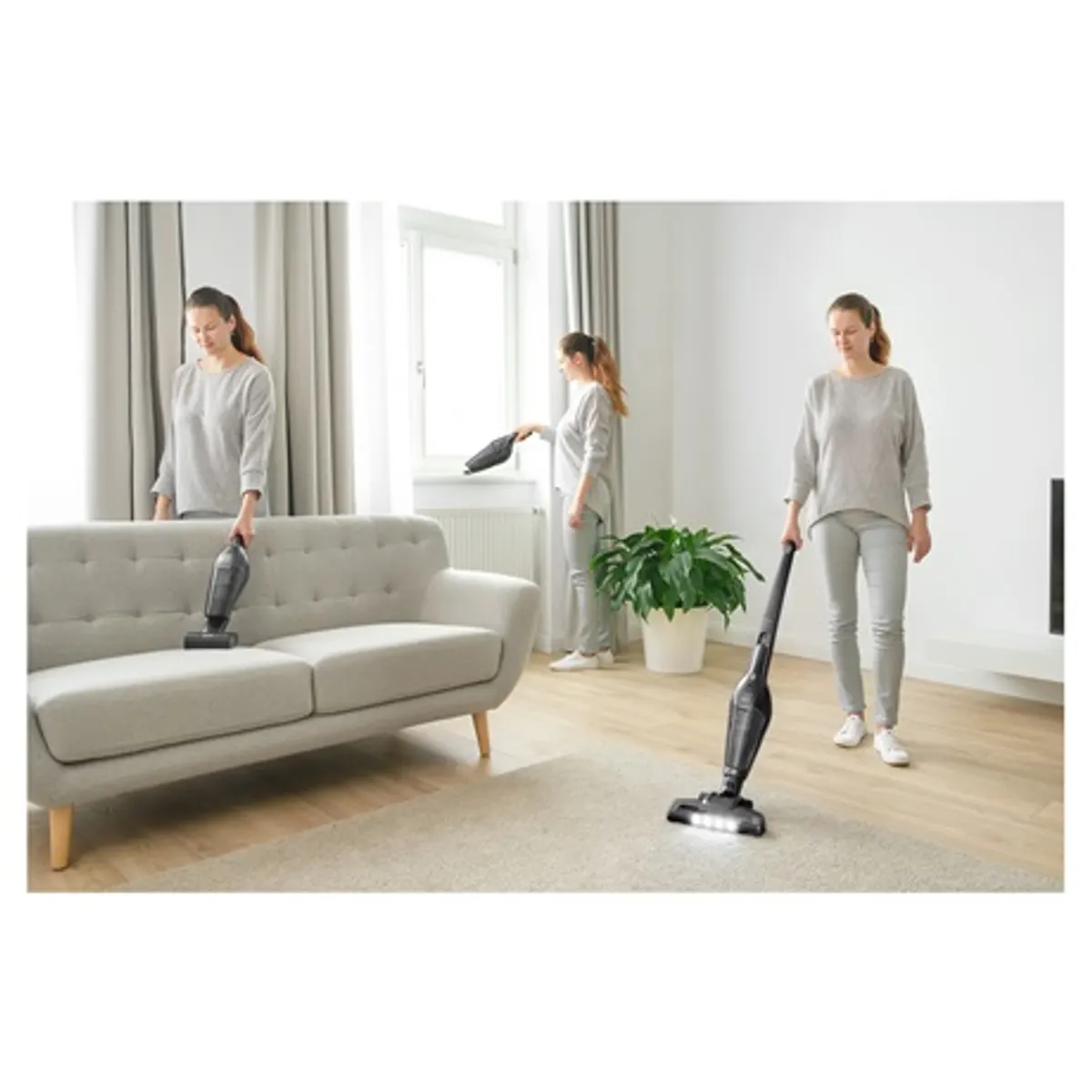 Sencor SVC 0608BK 3in1 vezeték nélküli HEPA 0,5 l 45 min LED világítás #9
