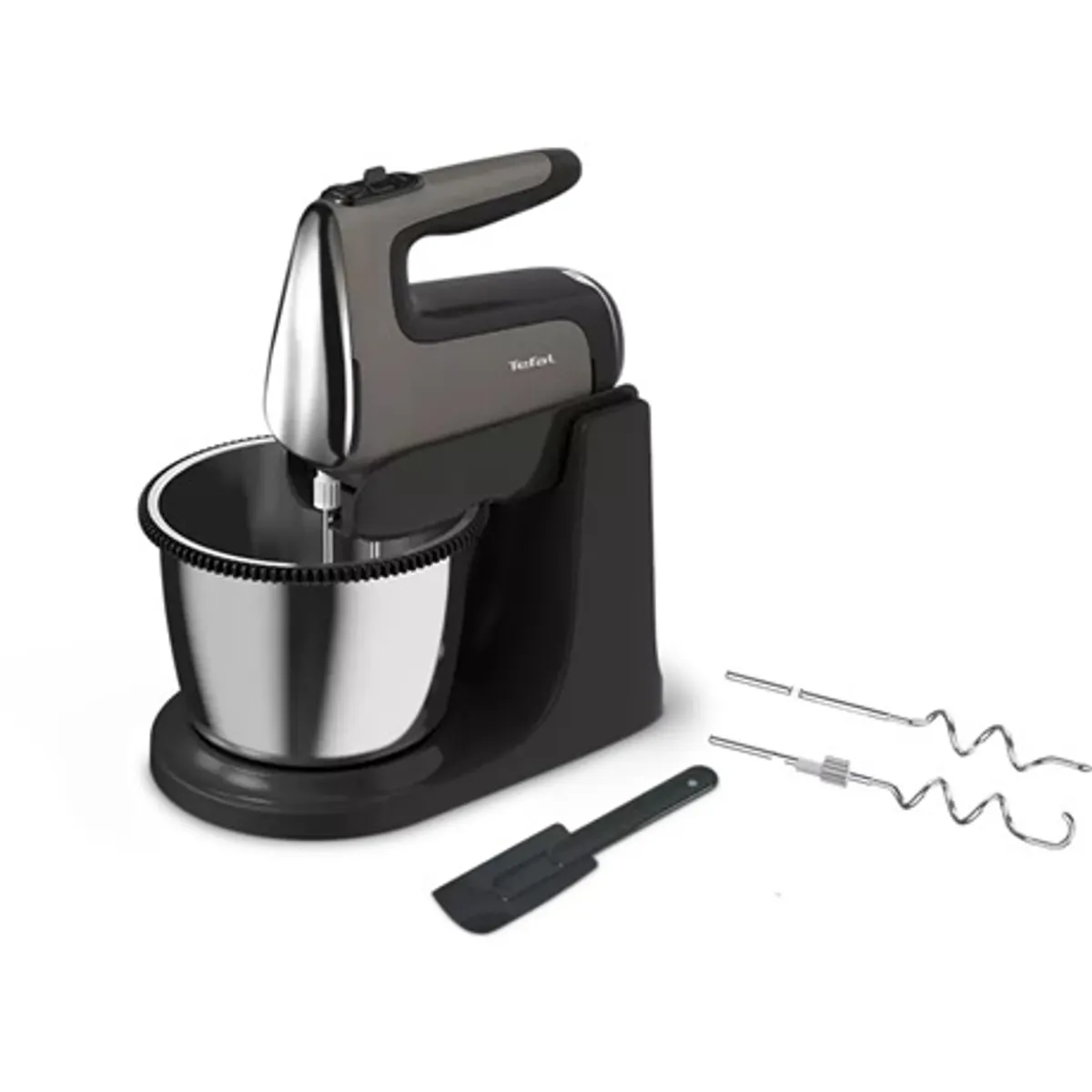 Tefal HT654E38 Powermix Silence 600 W 2,5 L rozsdamentes acél habverő dagasztókar #1