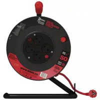 Emos P092501 kábeldob 50 m 4 aljzat 1,5 mm2 PVC piros Schuko IP20 230 V 16 A #2