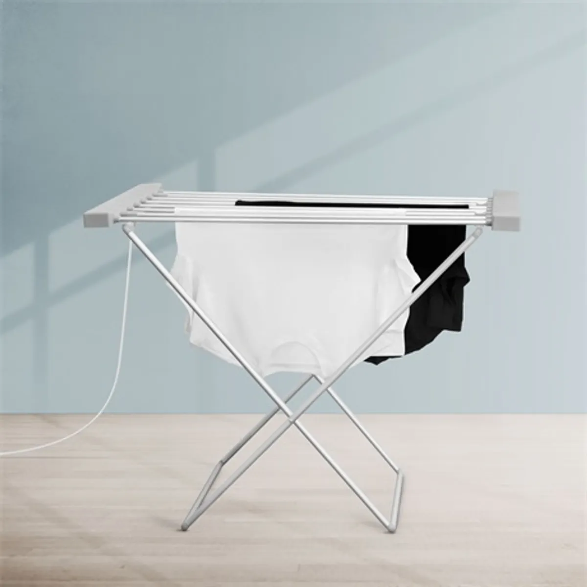 Bewello BW3000 ruhaszárító elektromos összecsukható 8 db szárítórúd 230 V 100 W 94 x 50 x 74 cm szürke #2