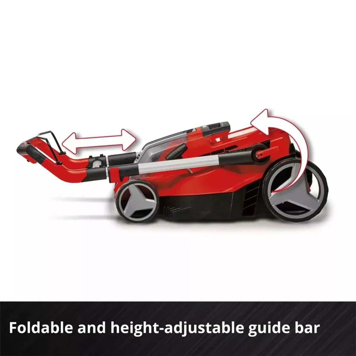 Einhell GP-CM 36/450 (2X4,0AH) AKKUS FŰNYÍRÓ Power X-Change kefe nélküli motor 38 cm vágás 45 L gyűjtő 25-75 mm #2