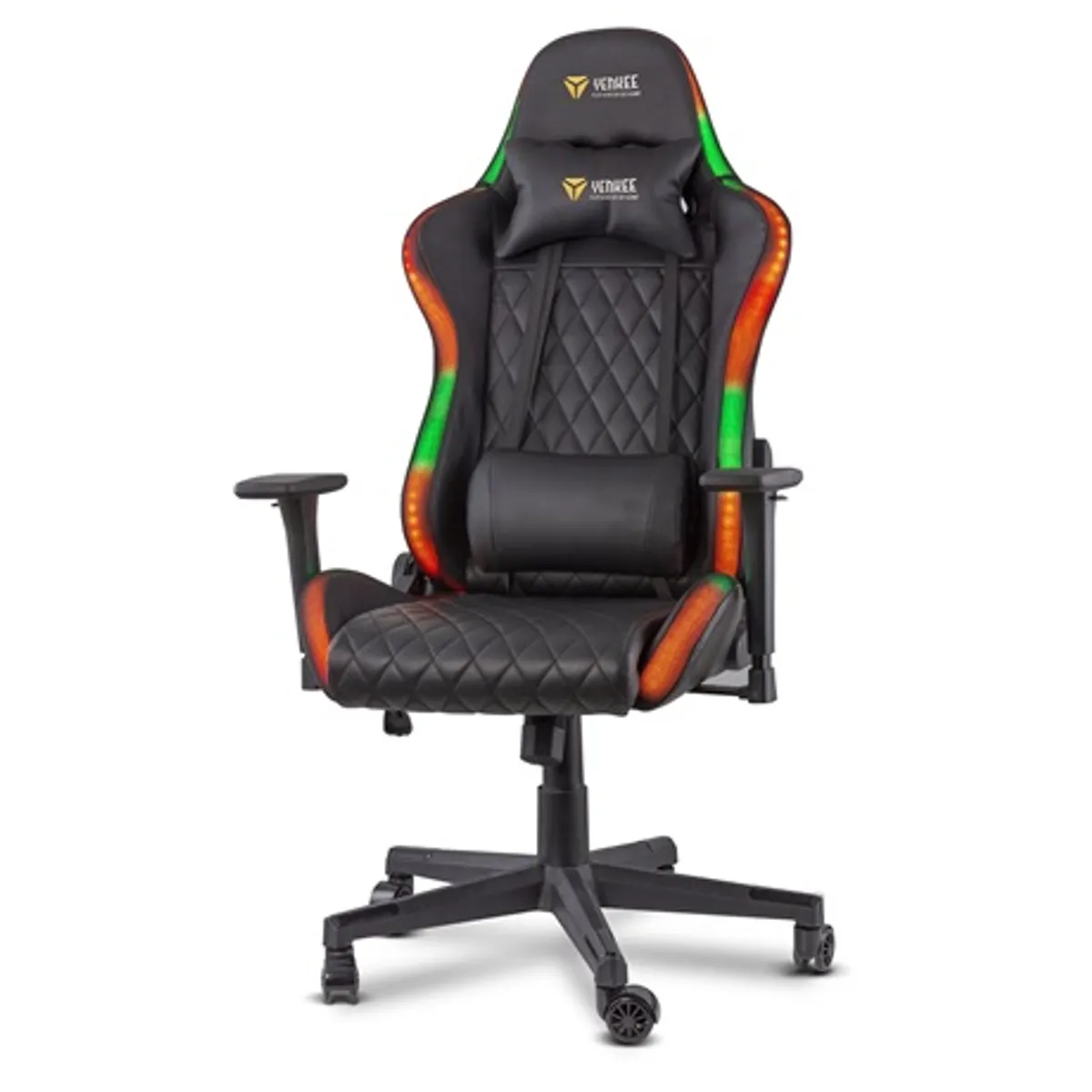 Yenkee YGC 300RGB STARDUST Stardust RGB gamer szék RGB háttérvilágítás távirányítóval 12 szín 90-150 fok dőlés 44-51 cm ülésmagasság 120 kg teherbírás #6