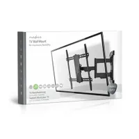 Nedis TVWM6570BK szabadon mozgatható fali TV-tartókonzol 43-90" 70 kg forgatható dönthető 3 forgáspont 70-800 mm VESA 400x400 #8