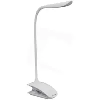 Avide ABLDL-CLIP-1.5W csíptethető LED asztali lámpa fehér beépített akkumulátor 1,5W CW 6400K 170 fok SMD2835 #1