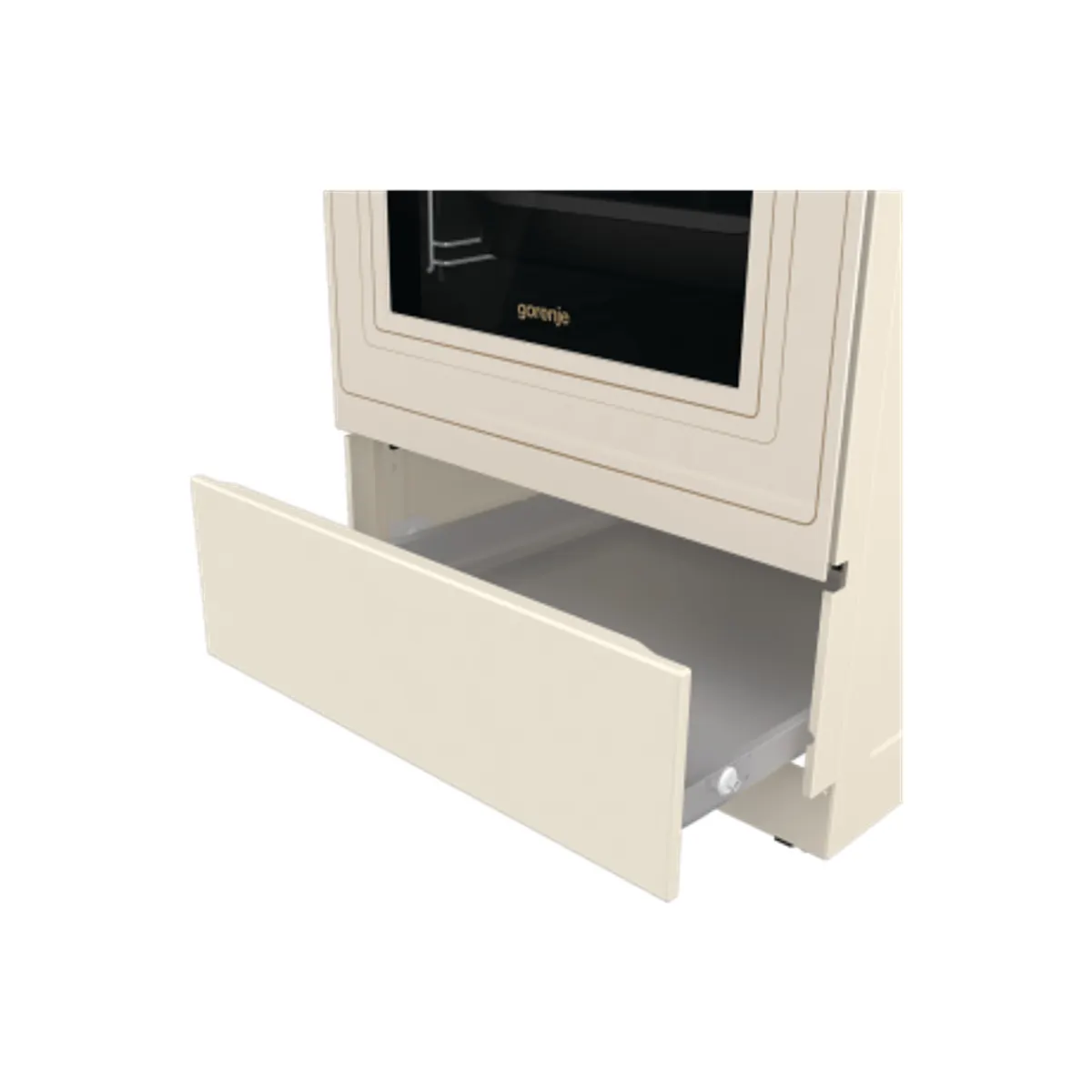 Gorenje GECS5B70CLI szabadonálló kerámia tűzhely elefántcsontszínű 4 zónás kerámia főzőlap 70 L sütő energiaosztály A #2