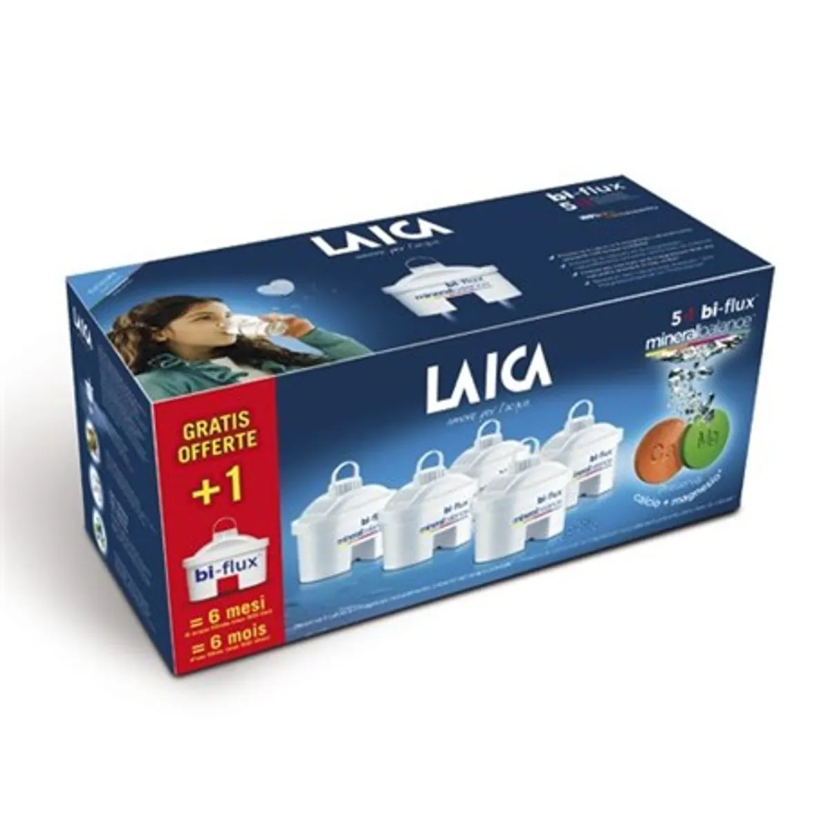 Laica M6M Bi-Flux mineral balance vízszűrőbetét #1