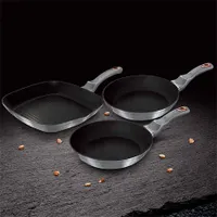 Berlinger Haus BH/6018F Moonlight Collection 3 részes serpenyő szett 20, 24 és 28 cm, kovácsolt alumínium, 3 rétegű titán bevonat, turbó indukciós talp #3