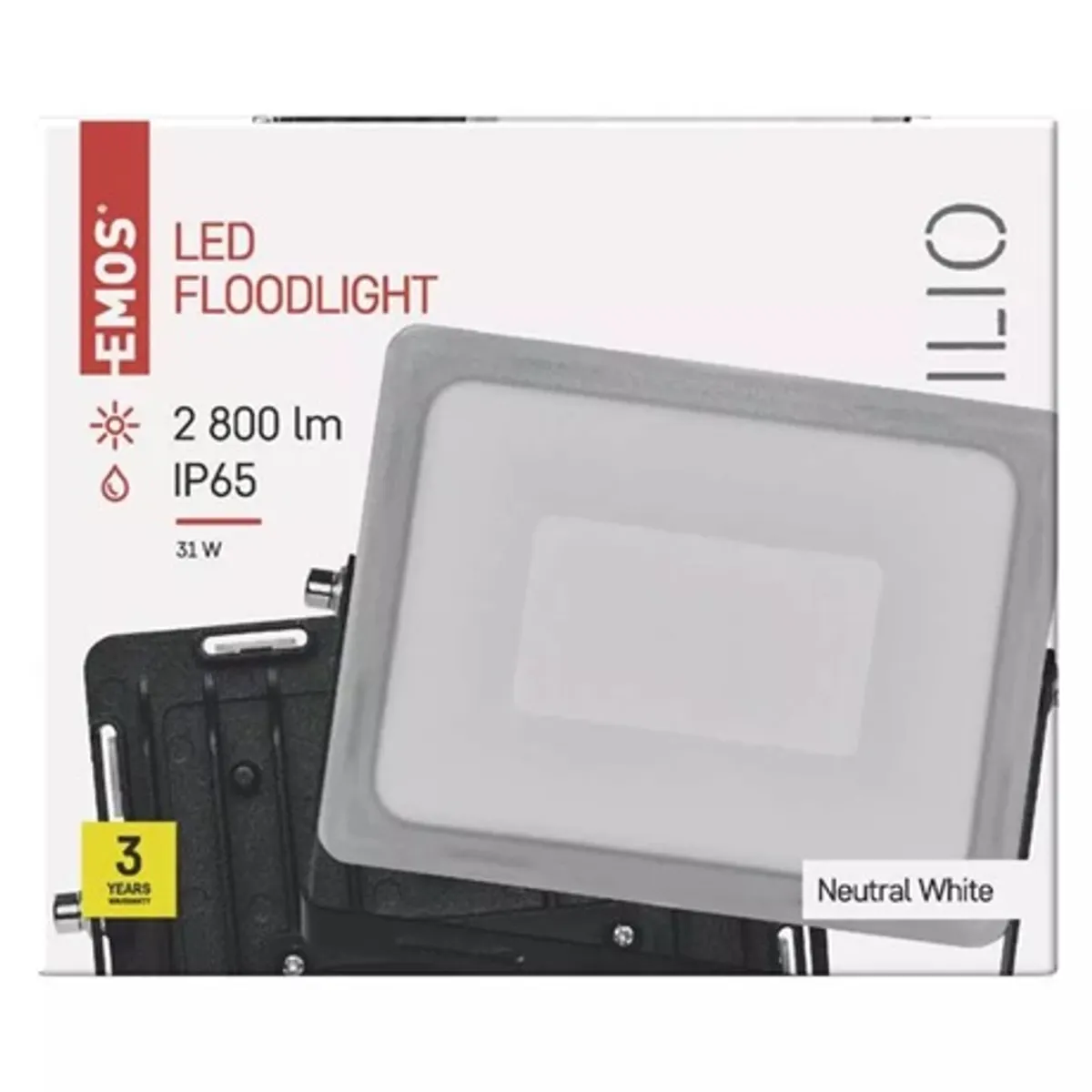 Emos ZS2530 Ilio led reflektor 31W 2800 lm ip65 nw #8