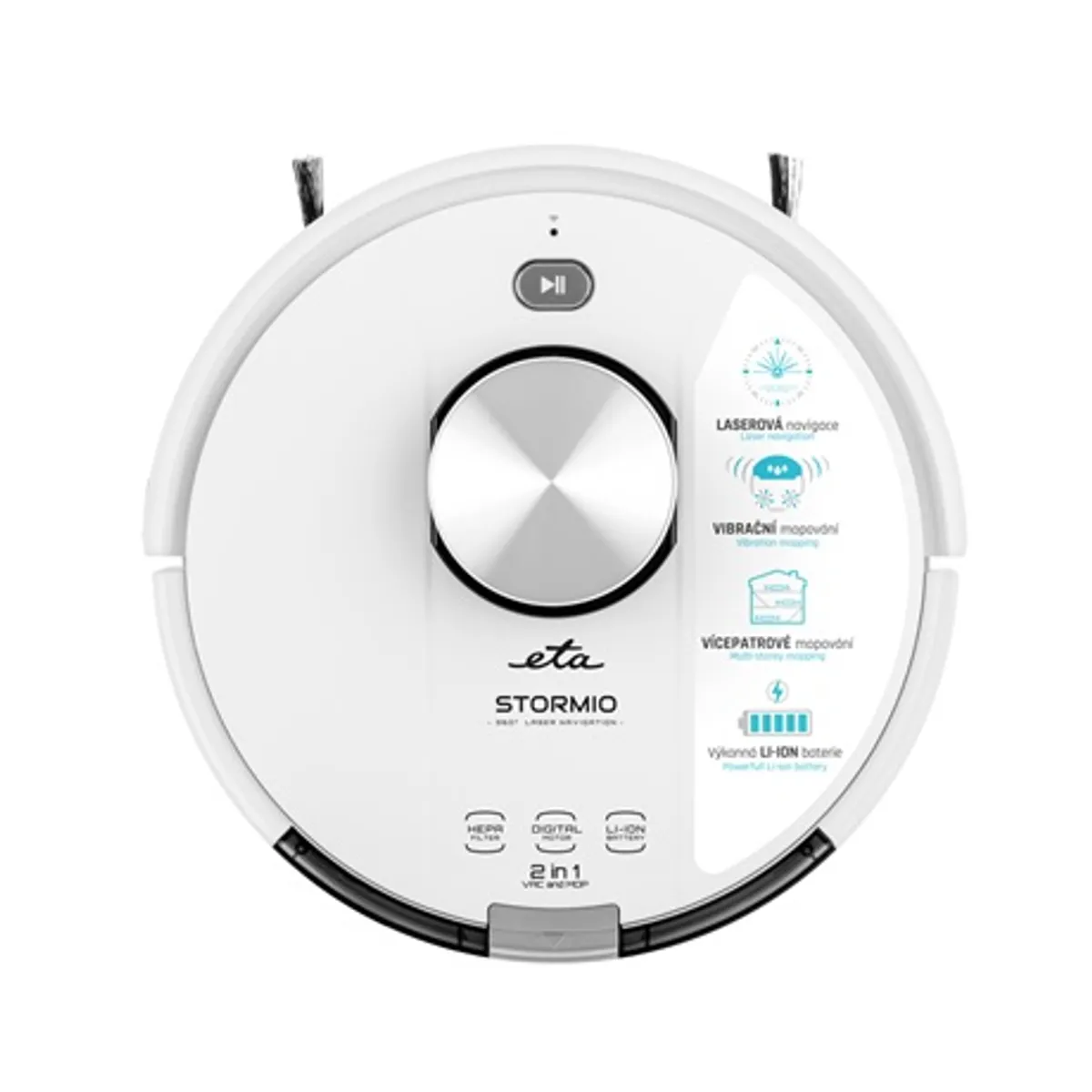 Eta 423790000 robotporszívó lézeres navigáció 3 térképpel Wifi ETA SMART alkalmazás #8
