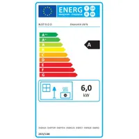 Blist EKONOMIK LM N Kandalló szabadonálló sötét szürke acél samott burkolat külső 330x365x940 mm lángtér 290x300x375 mm füstcső átmérő 120 mm #5