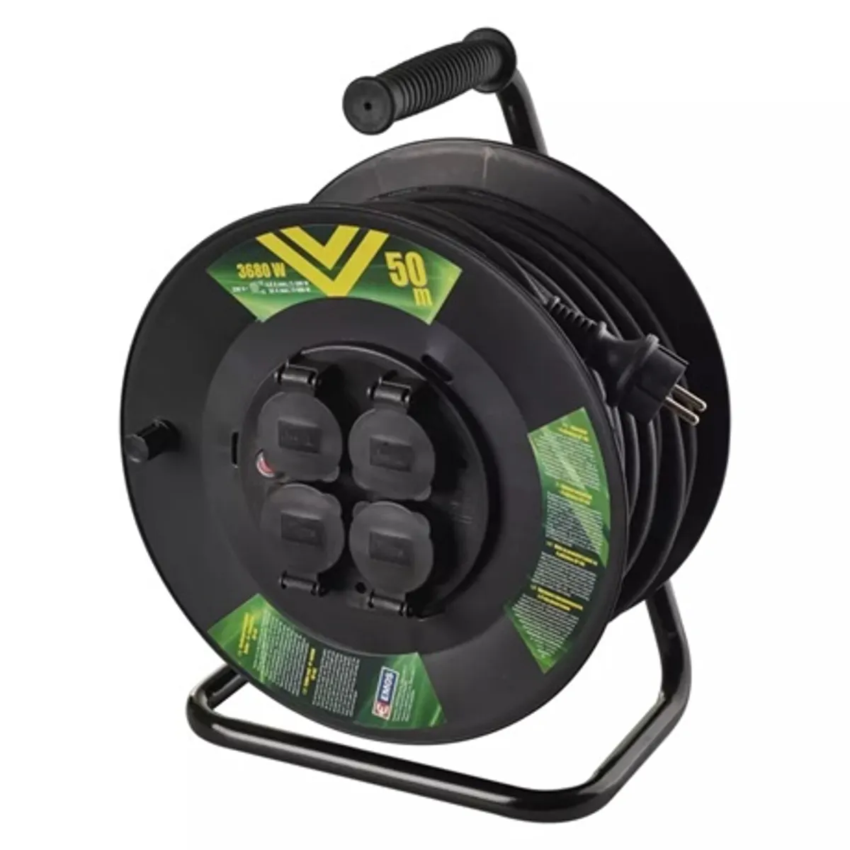 Emos P08250 kábeldob 50 m 4 aljzat 1,5 mm2 IP44 230V #3