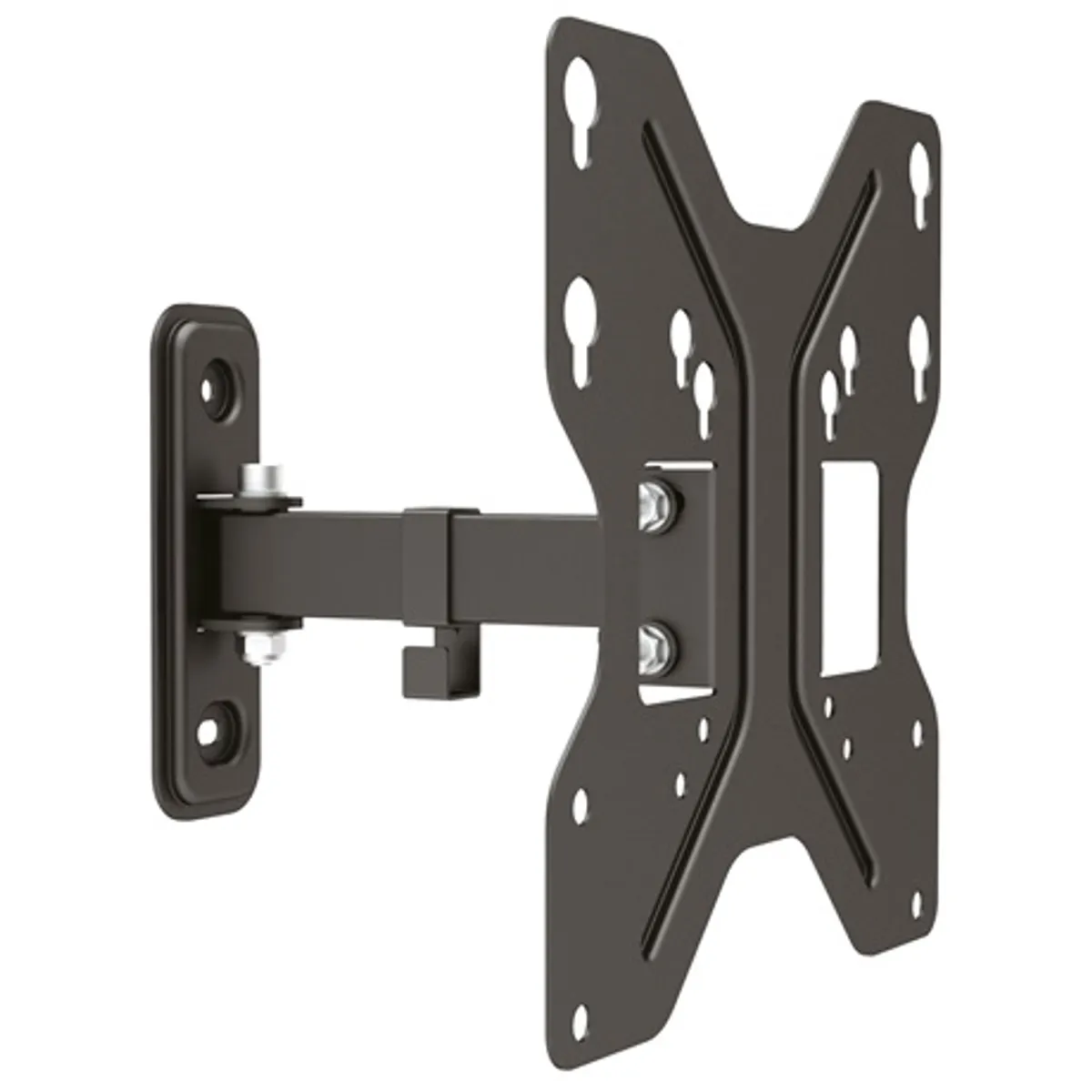 Gogen DRZAKTURNM2 fali konzol 42" televízióhoz VESA 75x75; 100x100; 200x100; 200x200 dőlésszög +15° - -15° forgatás +90° - -90° teher 30 kg fém fekete #1