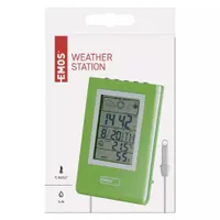 Emos E0117N időjárás állomás külső hőmérséklet -50 C és 70 C belső hőmérséklet -10 C és 50 C 12-24 időformátum ébresztőóra naptár holdfázisok #6