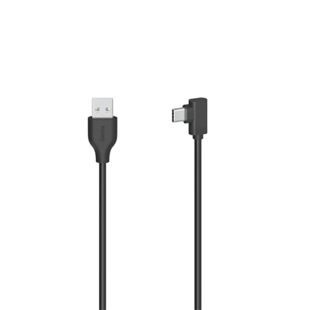 Hama 00200646 USB 2.0 Type-C USB-A adatkábel derékszögű 0,75 m kettős árnyékolás fekete #1
