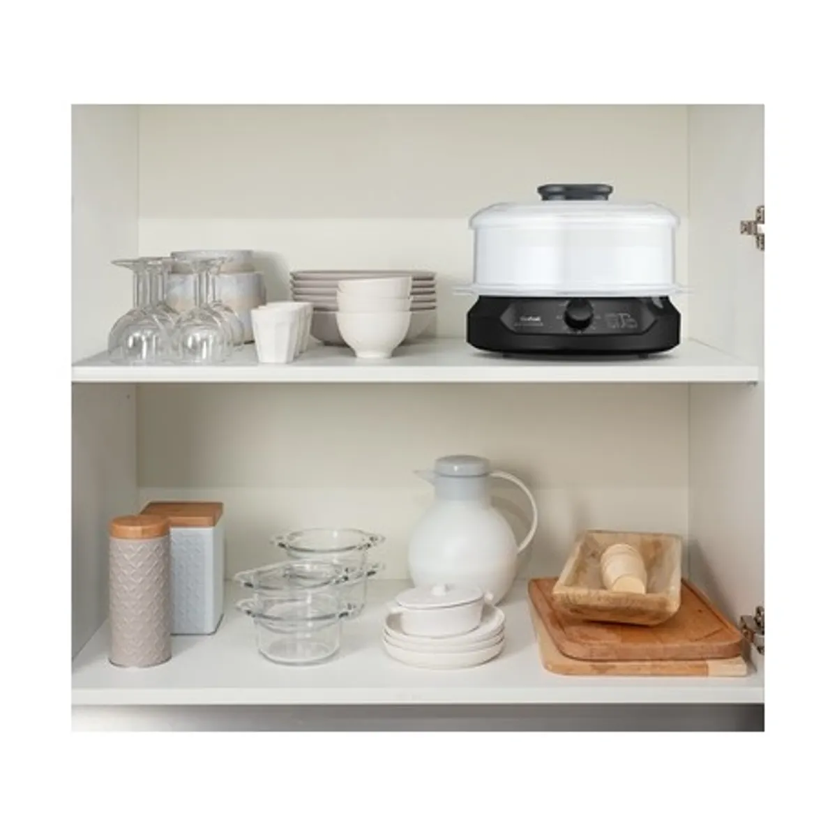Tefal VC139810 Minicompact ételpároló 2-tálas, 6 L, BPA-mentes, 60 perces időzítő, automatikus kikapcsolás #3