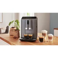 Bosch TIE20504 VeroCafe Serie 2 automata kávéfőző kerámia őrlőmű OneTouch 15 bar tejhabosító LCD csészemelegítő #6