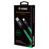 Yenkee YCU 231 GN USB-kábel microUSB-USB-A, 1,0 m, USB 2.0, zöld, LED #2