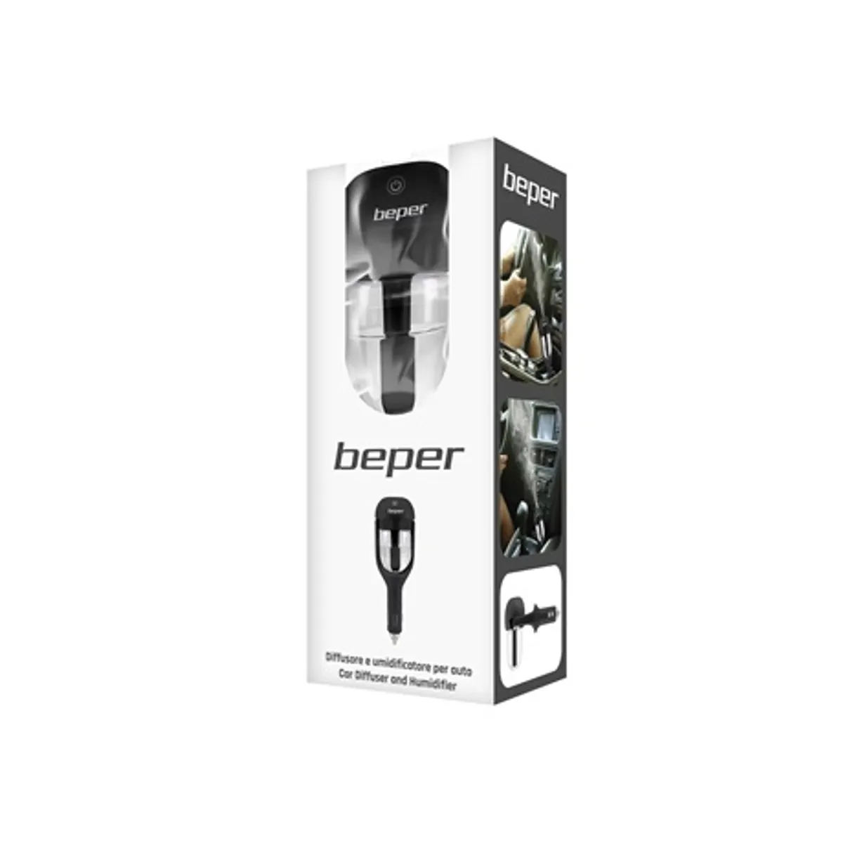 Beper P205DIF100 autós aroma diffúzor és párásító 2 porlasztási mód, csepegésgátló rendszer, kapacitás 25 ml, teljesítmény 1.5-2 W #2
