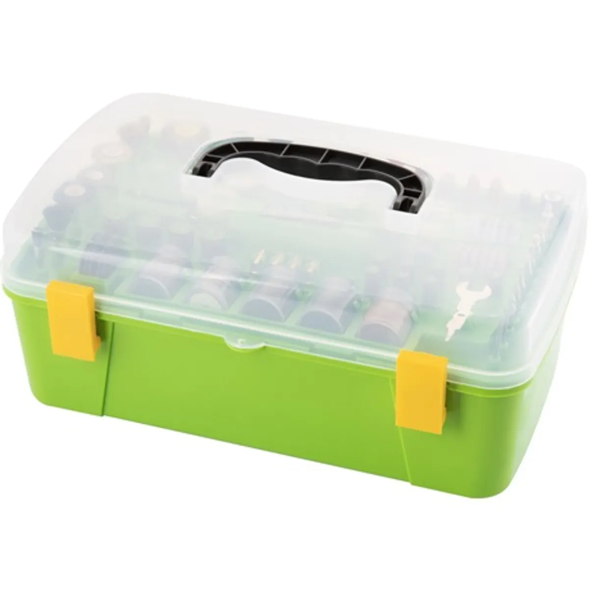 Fieldmann FDMB 200172-E csiszológép mini 0.8-3.2 mm befogó 440 db tartozékszett #8