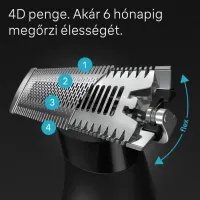 Braun XT3100 Series X3 4D penge 2x széles vágóterület SkinGuard vízálló #4