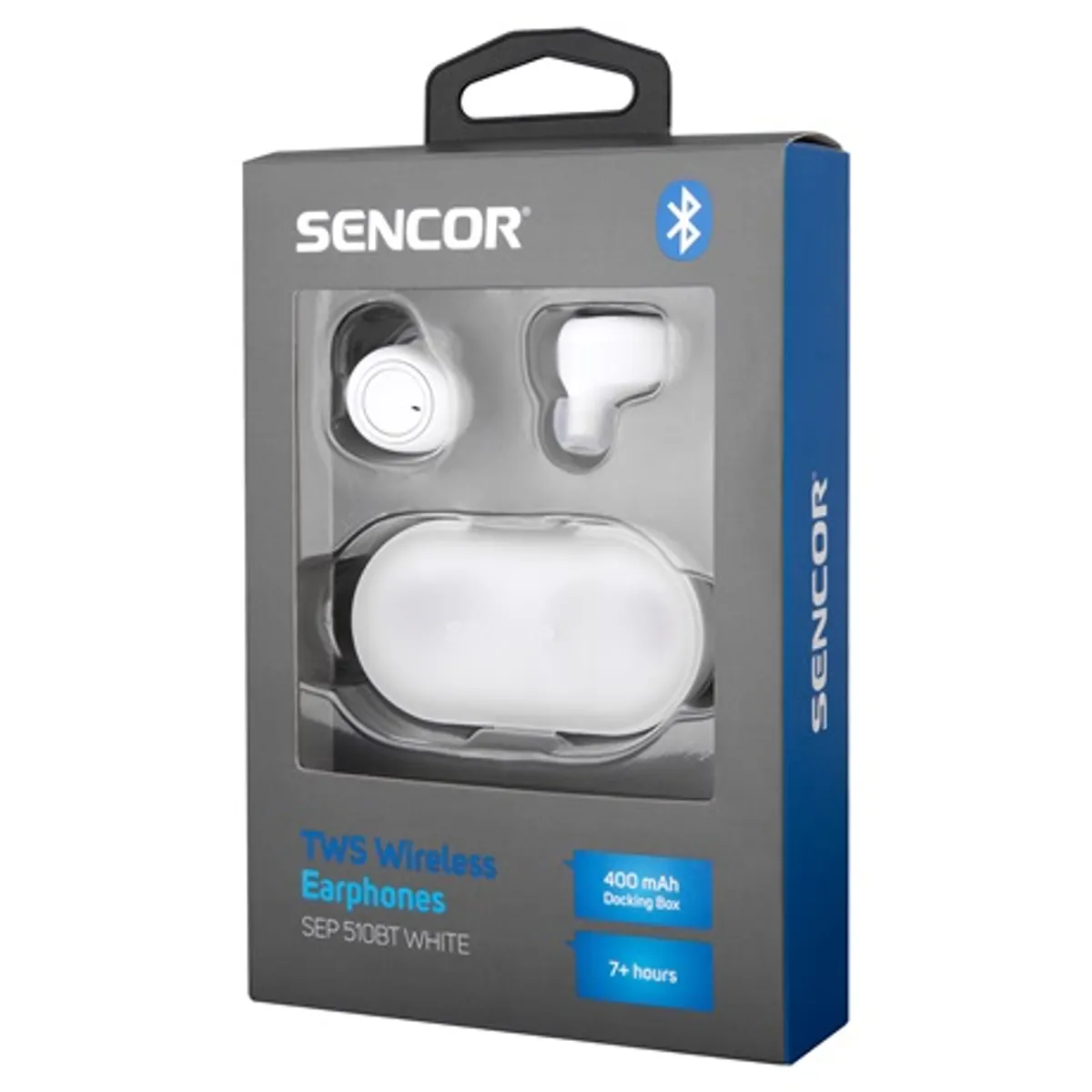 Sencor SEP 510BT WH TWS Bluetooth 5.0 10 mm 32 ohm 20 Hz - 20 kHz 3 óra #10