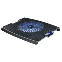 Hama 00053049 Wave Notebook hűtőpad LED kék, fekete USB-s, 15 cm venti, 23 dB, 13,3"-15,6" #1
