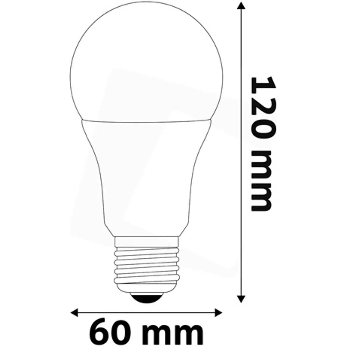 Avide ABG27CW-13W-AP LED Globe A60 13W E27 CW 6400K 1521 lm CRI 80 IP20 #2