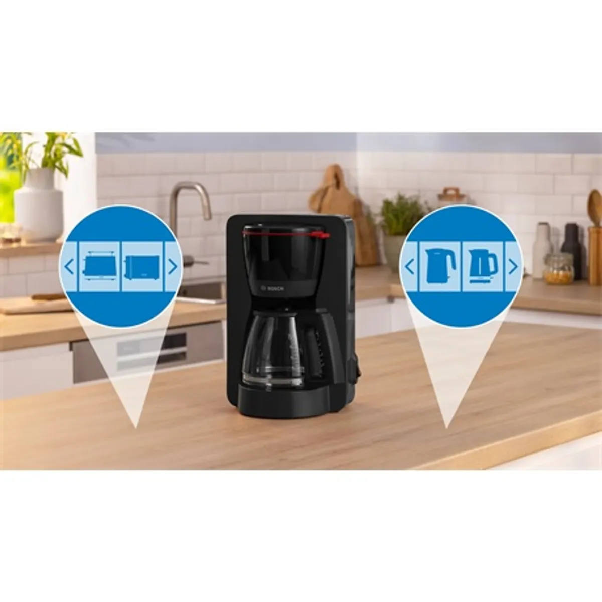 Bosch TKA2M113 filteres kávéfőző 1,4 l 1200 W fekete #3