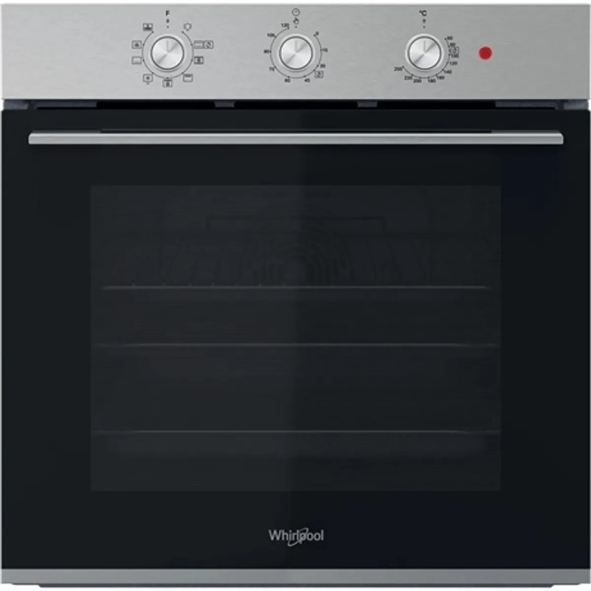 Whirlpool OMK38HU0X Beépíthető sütő energiaosztály A, 71 l, 59,5x59,5x55,1 cm, hidrolitikus tisztítás, 5 év garancia a ventillátorra #1