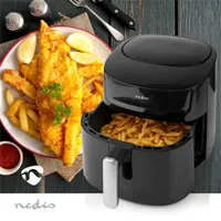 Nedis KAAF170BK forrólevegős olajsütő 7,2 l 1800 W 8 programok 40-200 C 240 perc #6