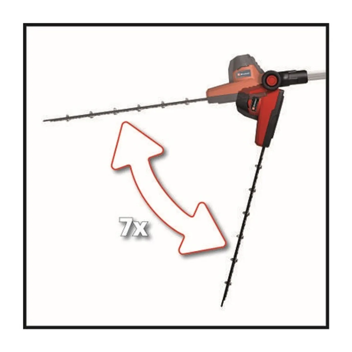 Einhell GC-HH 18/45 LI T - SOLO Akku magassági sövényvágó 450 mm kardhosszúság max. vágáserősség 410 mm vágásszám 1400 min-1 Power X-Change #2