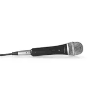 Nedis MPWD50CBK dinamikus mikrofon kardioid 600 Ohm -72 dB 50 Hz-15 kHz XLR 6.35mm 5 m