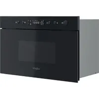 Whirlpool MBNA920B beépíthető mikrohullámú sütő fekete 22L 750W gombnyitás oldalajtó üvegajtó digitális kijelző jet start jet defrost gyermekzár #2