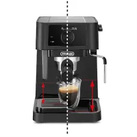 Delonghi EC235.BK eszpresszó kávéfőző 15 bar 1 l víztartály rozsdamentes acél bojler gőzkar ESE pod kompatibilis 1 és 2 adagos szűrők #4