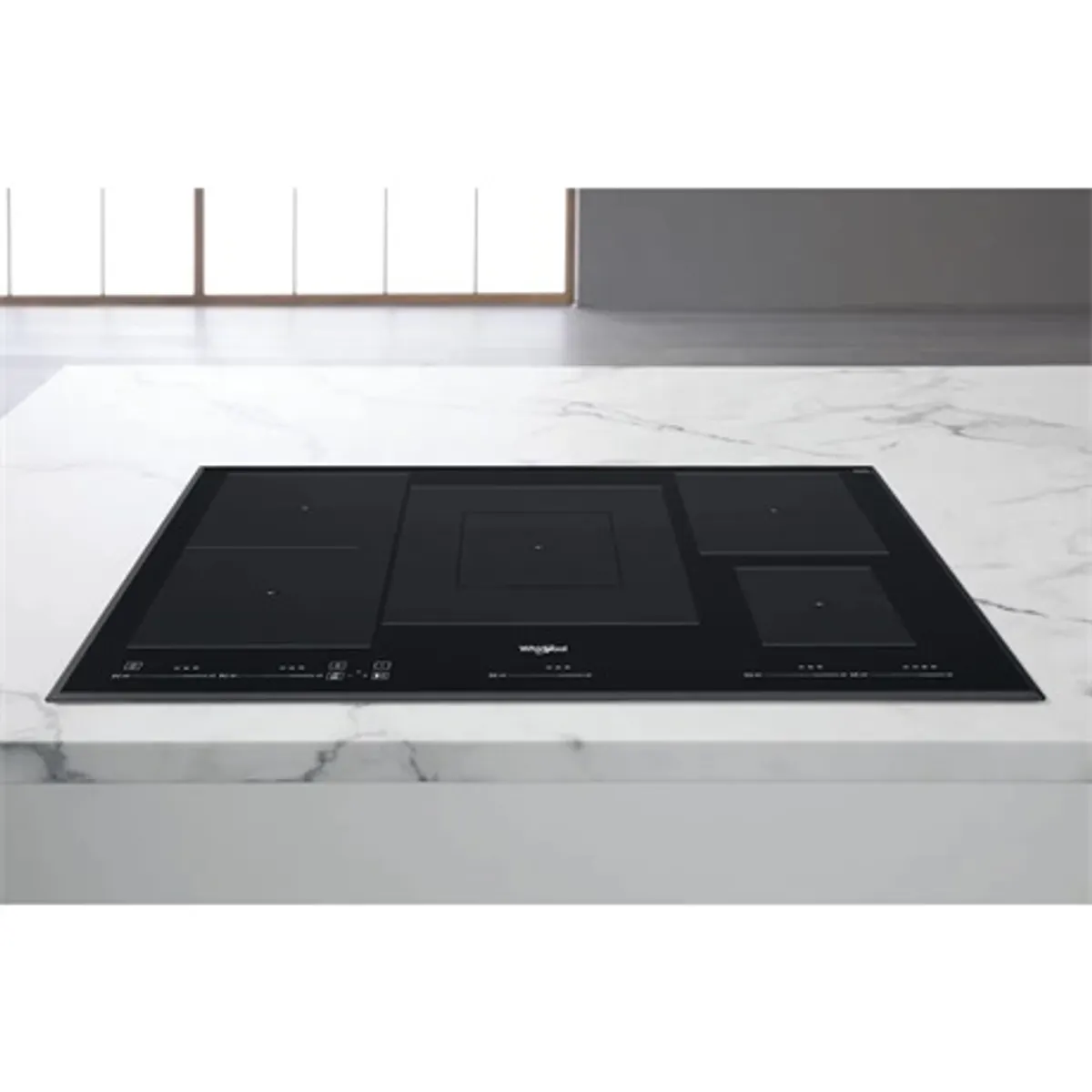 Whirlpool WT 1090 BA Beépíthető indukciós főzőlap 5 zónás elöl kezelőpanel 220-240V 50-60Hz időzítő maradékhő jelző #2