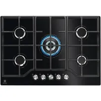 Electrolux KGG75362K Gas on Glass line 75 cm beépíthető gázfőzőlap, 5 égő, elöl középső vezérlés, 9 lépéses panel