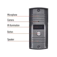 Emos H2017 videó kaputelefon szett 7" színes LCD IP44 1-3 CCD Pinhole 80deg #8