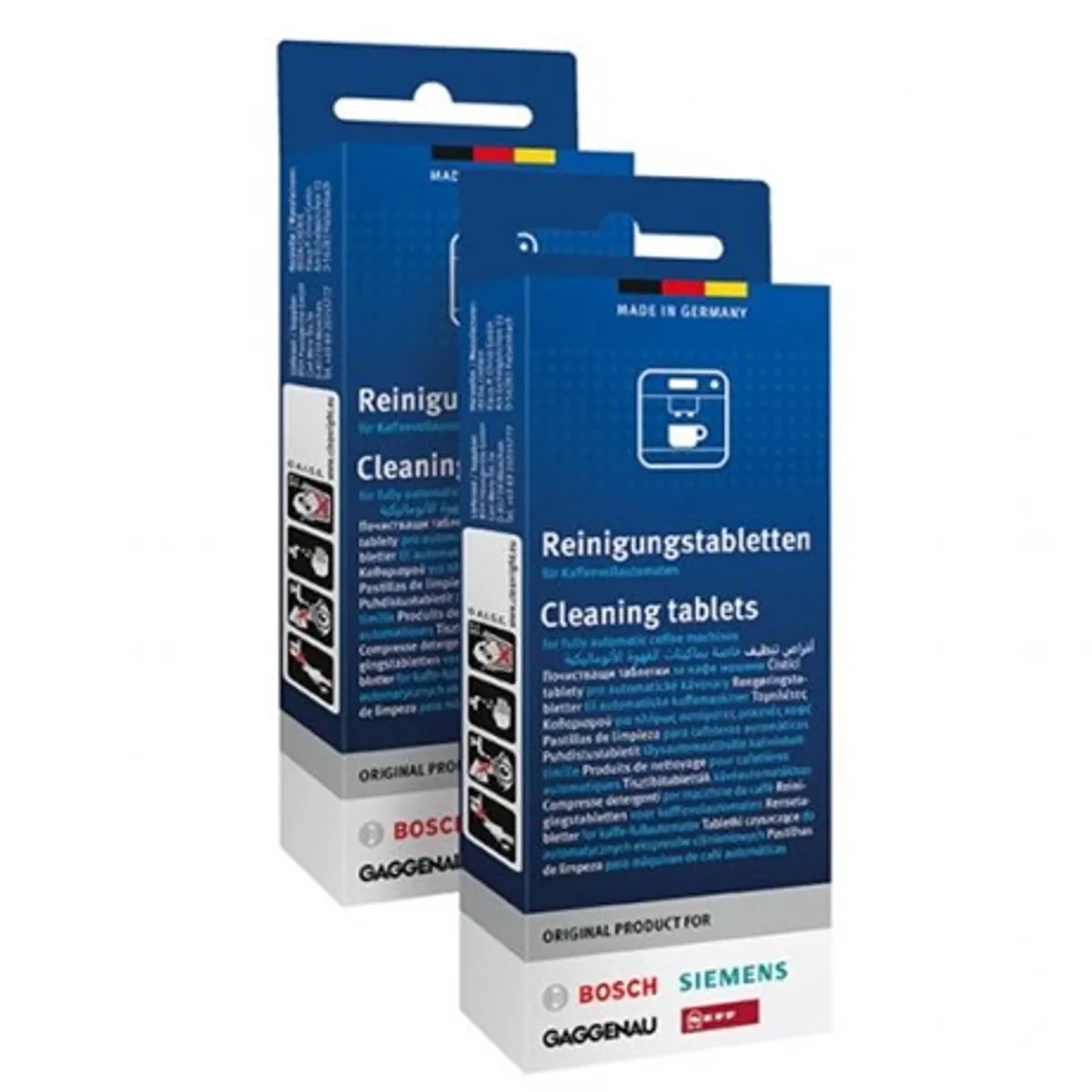 Bosch 00311979 tisztító tabletta kávéfőzőhöz 2x10db, 20 kezelésre #1