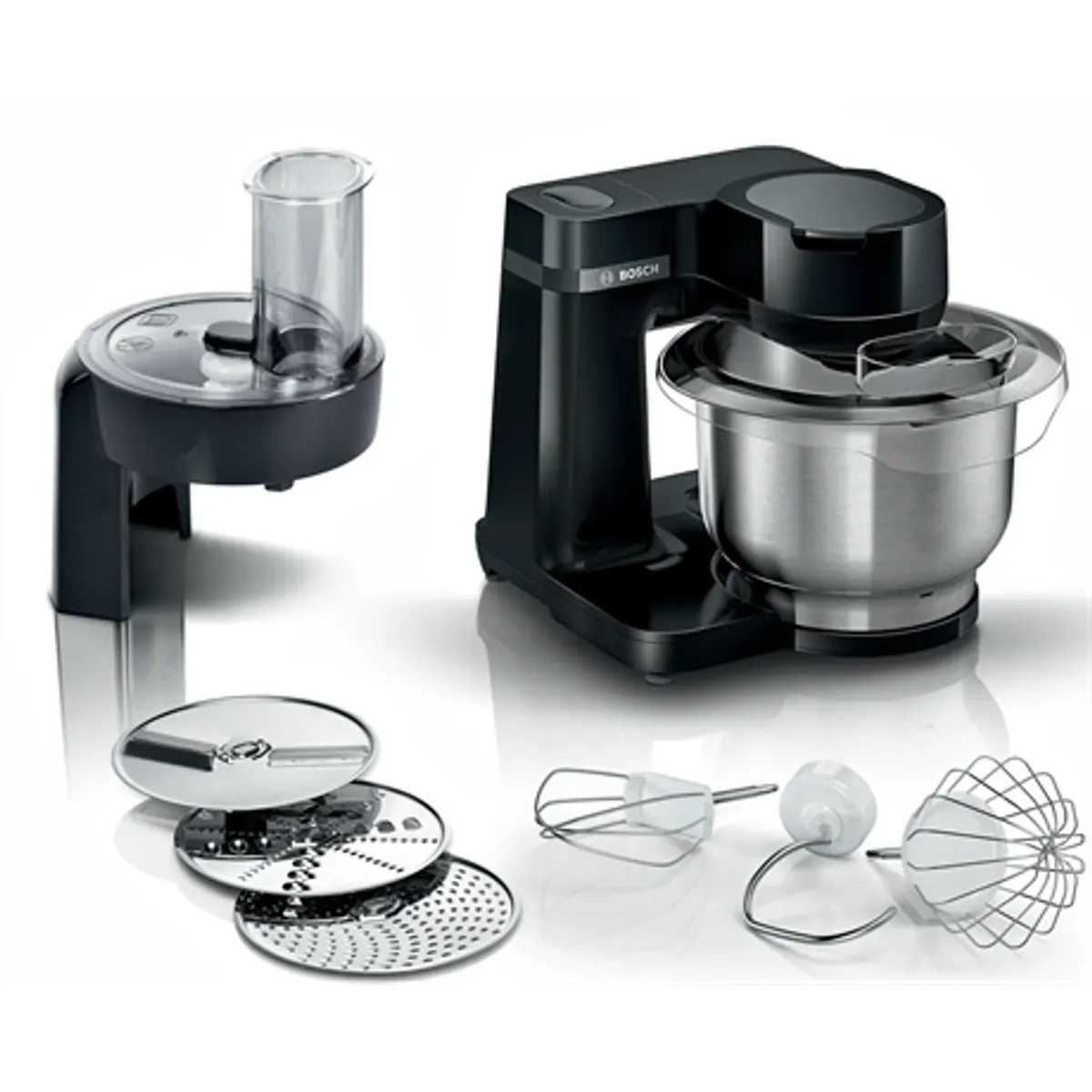 Bosch MUMS2EB01 Konyhai robotgépek 700 W 3,8 L nemesacél tál fekete #1
