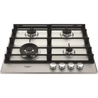 Whirlpool GMWL 628-IXL EE Beépíthető gázfőzőlap 59 cm iXelium felület W Collection dizájn 3-1 égő elől gombok II2H3 #1