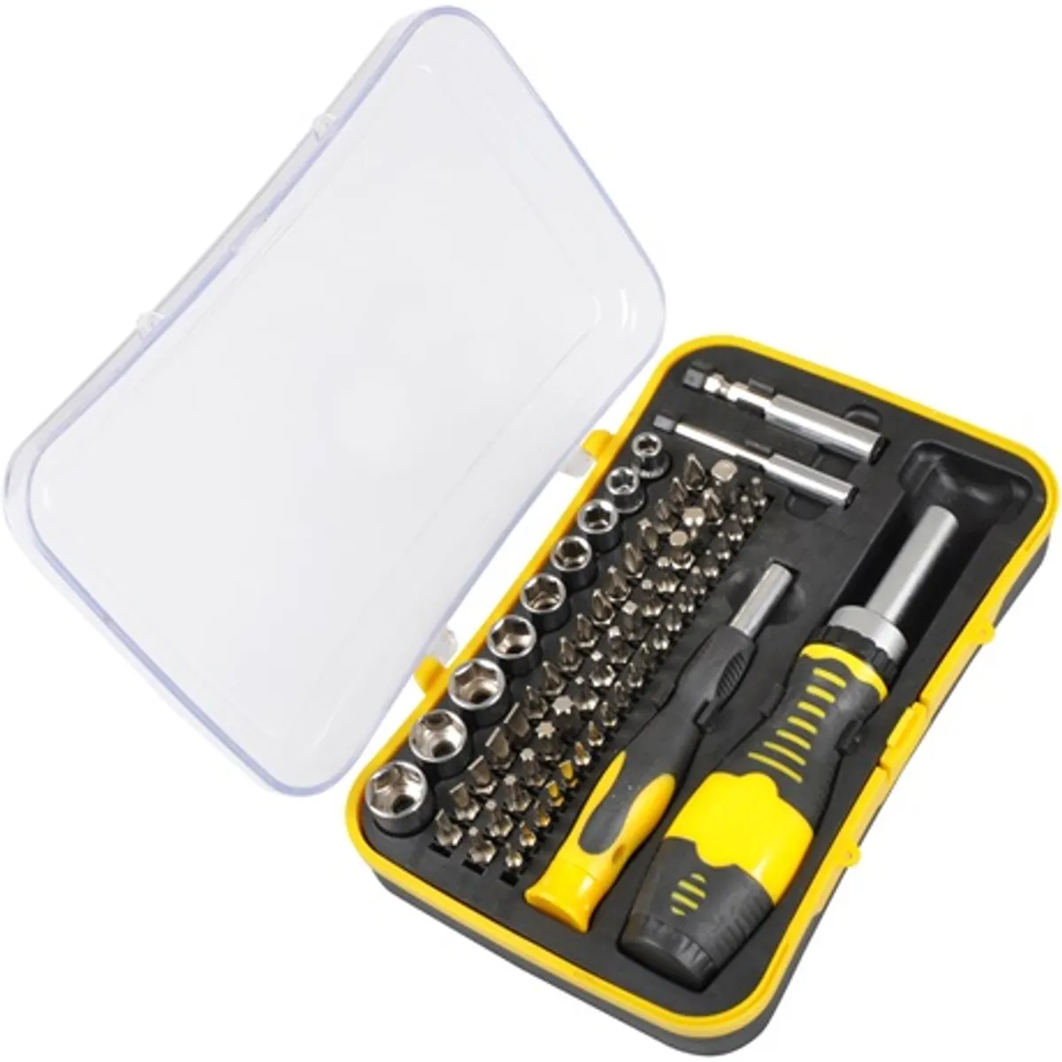 Fieldmann FDS 1005-65R csbitkészlet CR-V 4-6 mm bitek, 5-13 mm dugókulcsfejek #1
