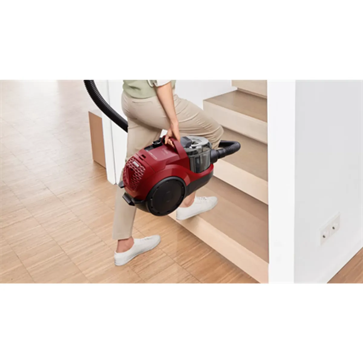 Bosch BGC21X350 Serie 4 porzsák nélküli porszívó piros HEPA H13 szűrő #4