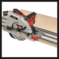 Einhell TE-CS 190-1 Kézi körfűrész 1500 W 190 mm fűrészlap szerszám nélküli beállítás LED világítás alumínium asztal #4